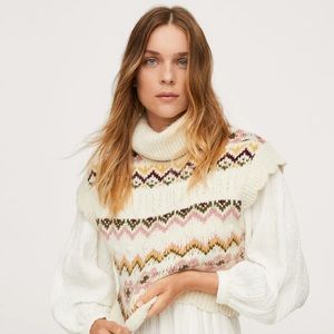 NWT Mango Turtleneck Vest